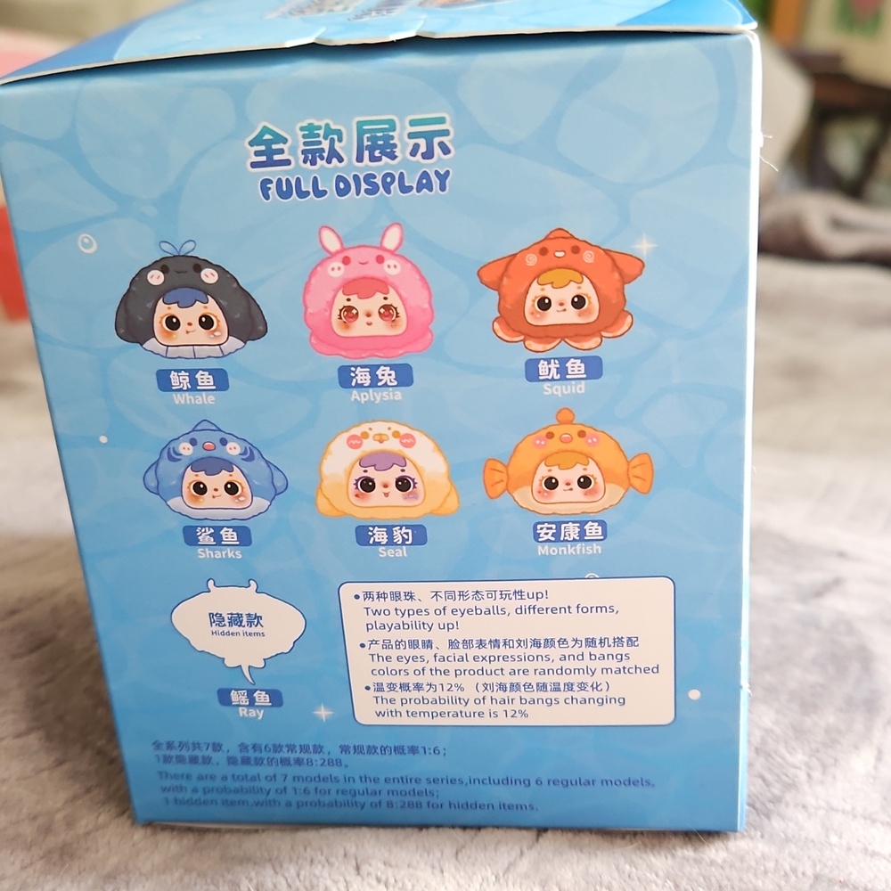 Samuel Ocean Character Toy Box - Blue - Picture 2 of 3